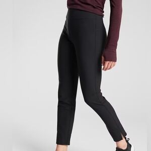 Athleta Black Wander Slim Ankle Pants Size 16
